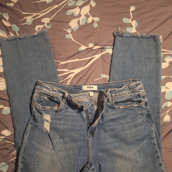 Mica High Rise Straight Crop Jean. Sz 32. Great Shape. - Picture 2 of 7